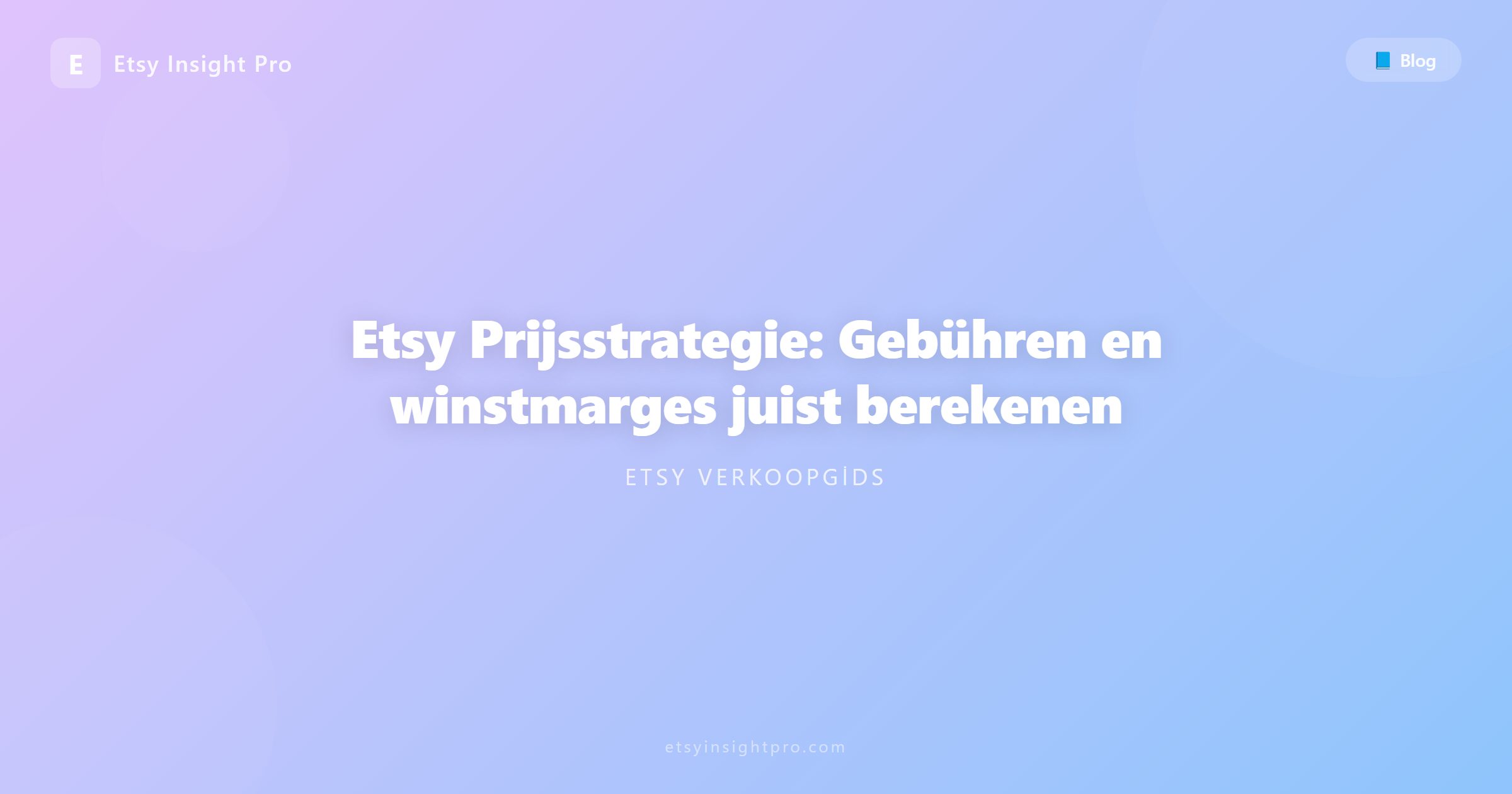 Prijsstrategie op Etsy: Commissies en marges berekenen
