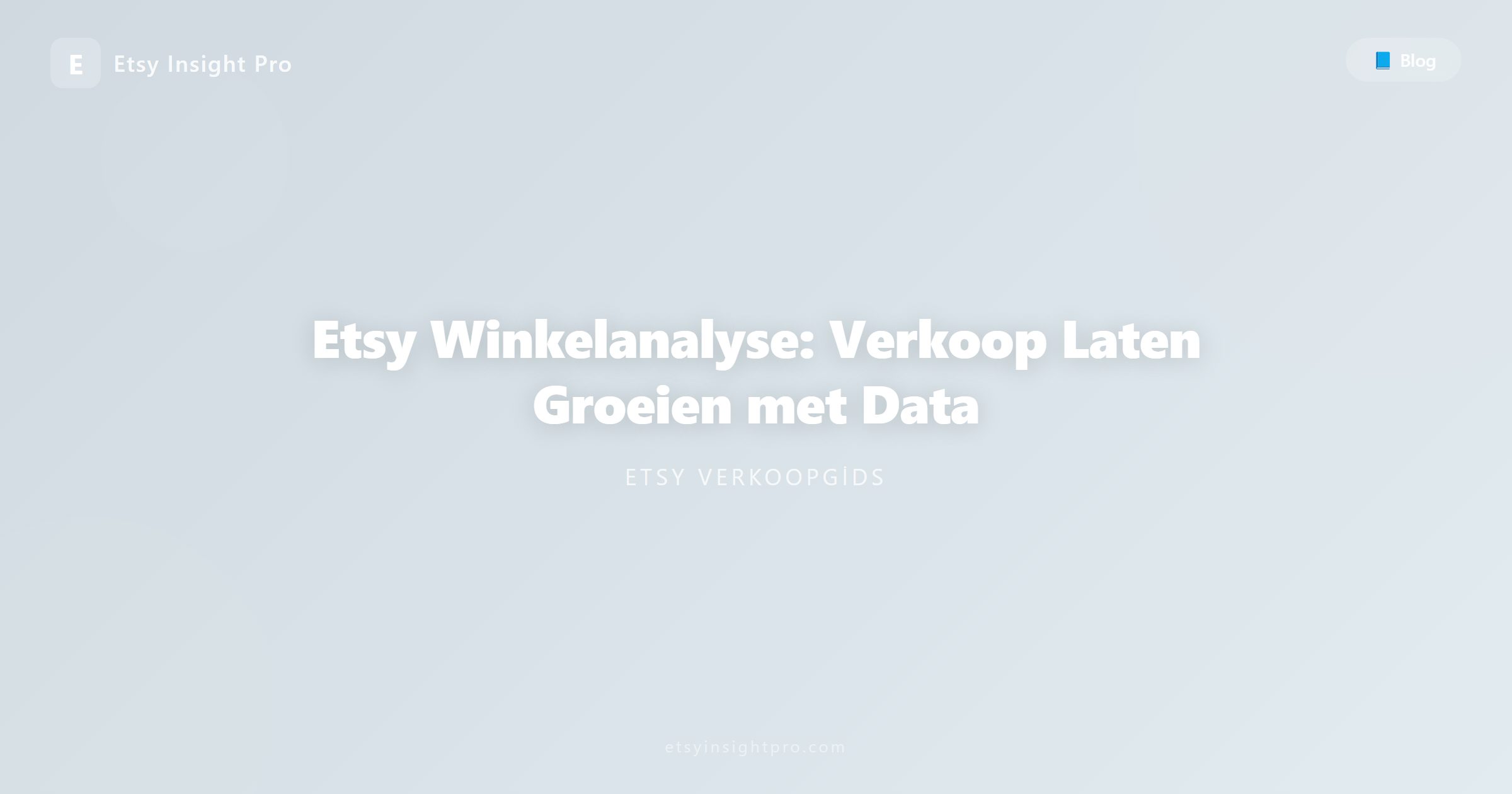 Etsy Winkelanalyse: Verkoop Laten Groeien met Data