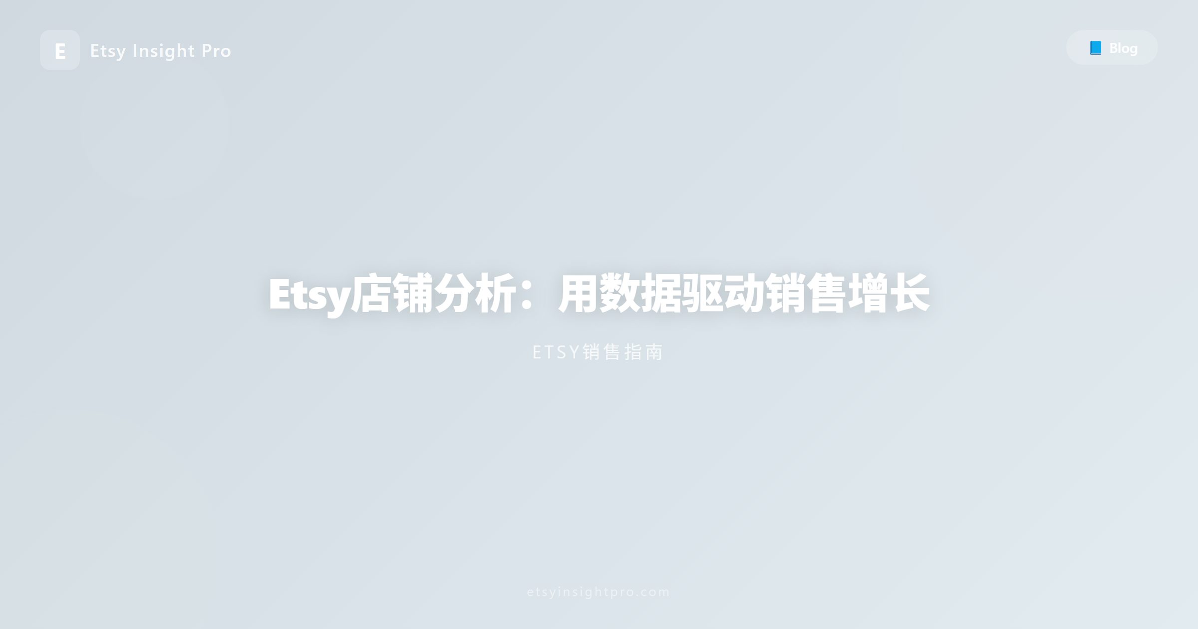 Etsy店铺分析：用数据驱动销售增长