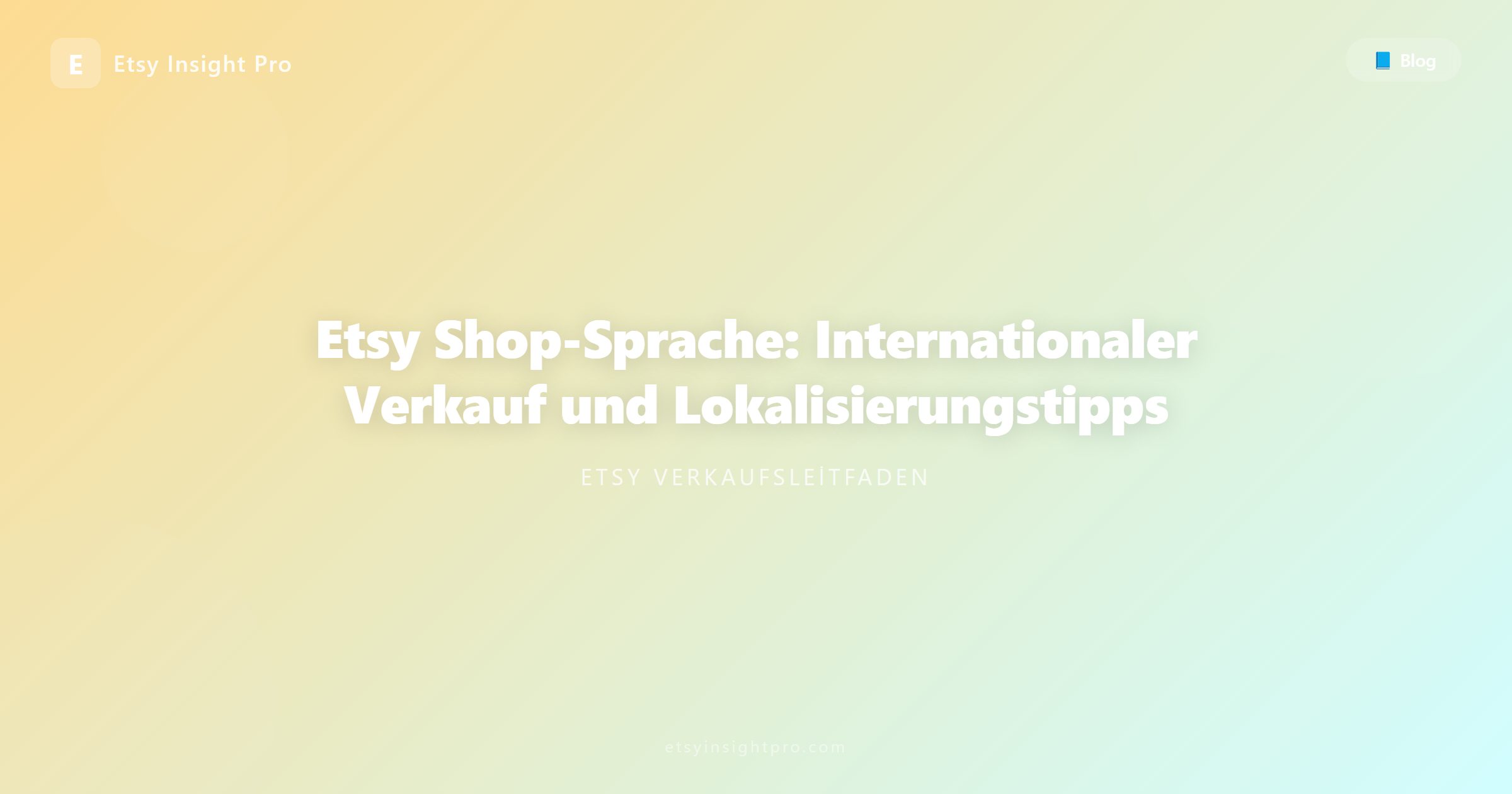 Etsy Shop-Sprache: Internationaler Verkauf und Lokalisierungstipps