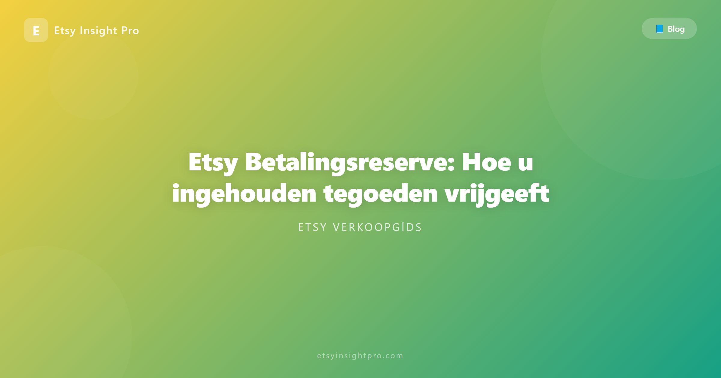 Betalingsreserve op Etsy: hoe u het saldo deblokkeert en sneller geld ontvangt