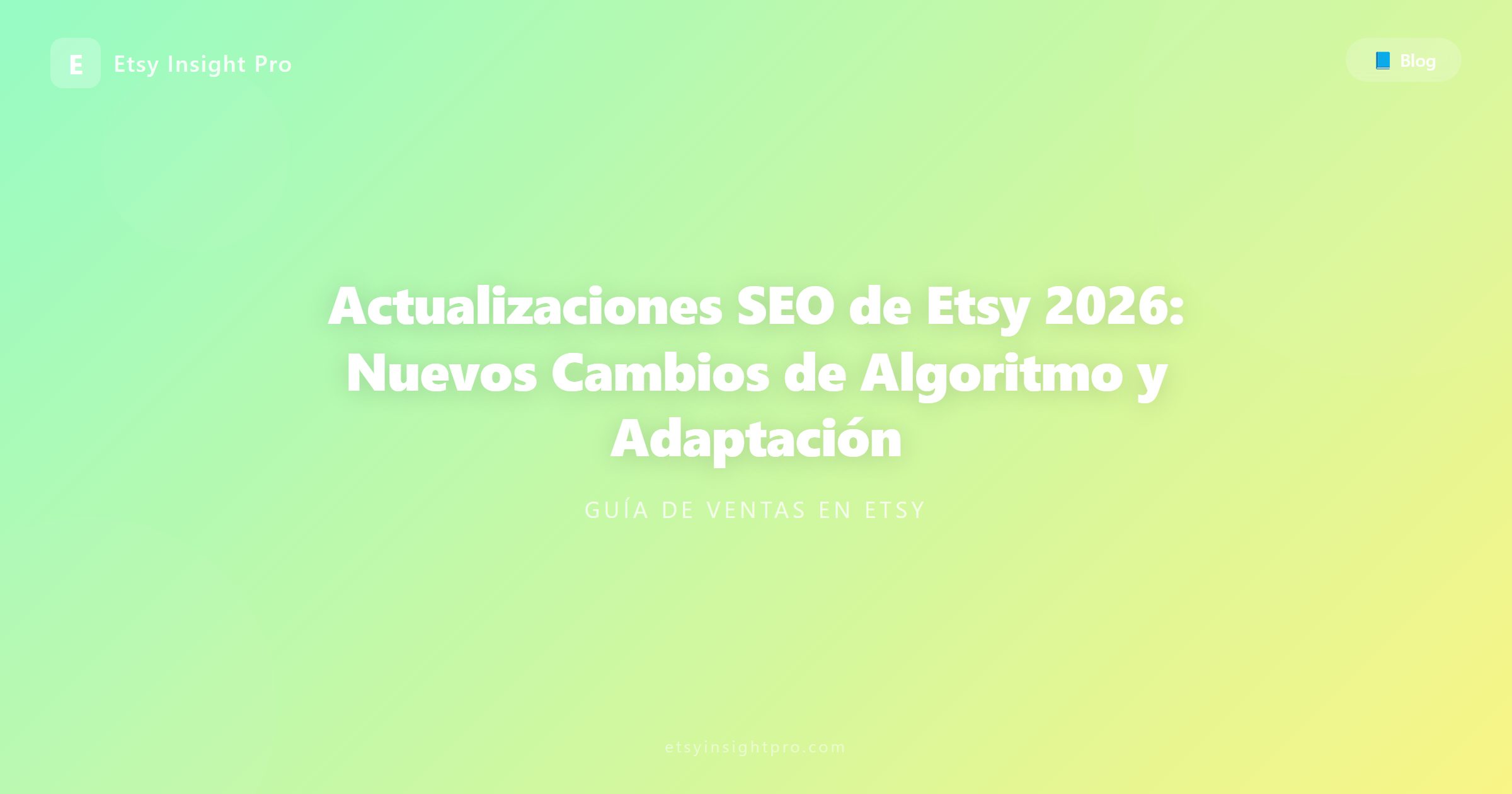 Actualizaciones SEO de Etsy 2026: Nuevos Cambios de Algoritmo y Adaptación