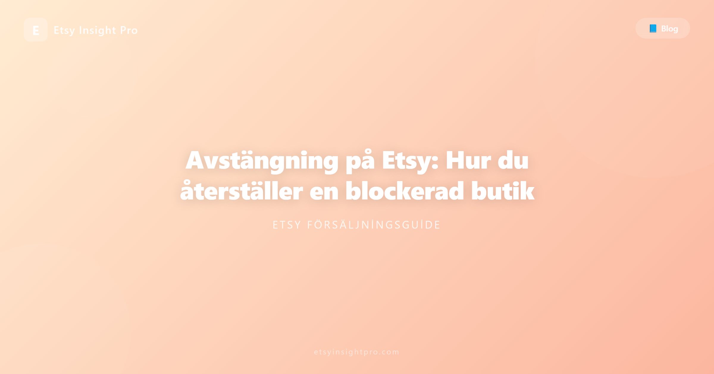 Avstängning på Etsy: Orsaker och återställningsguide