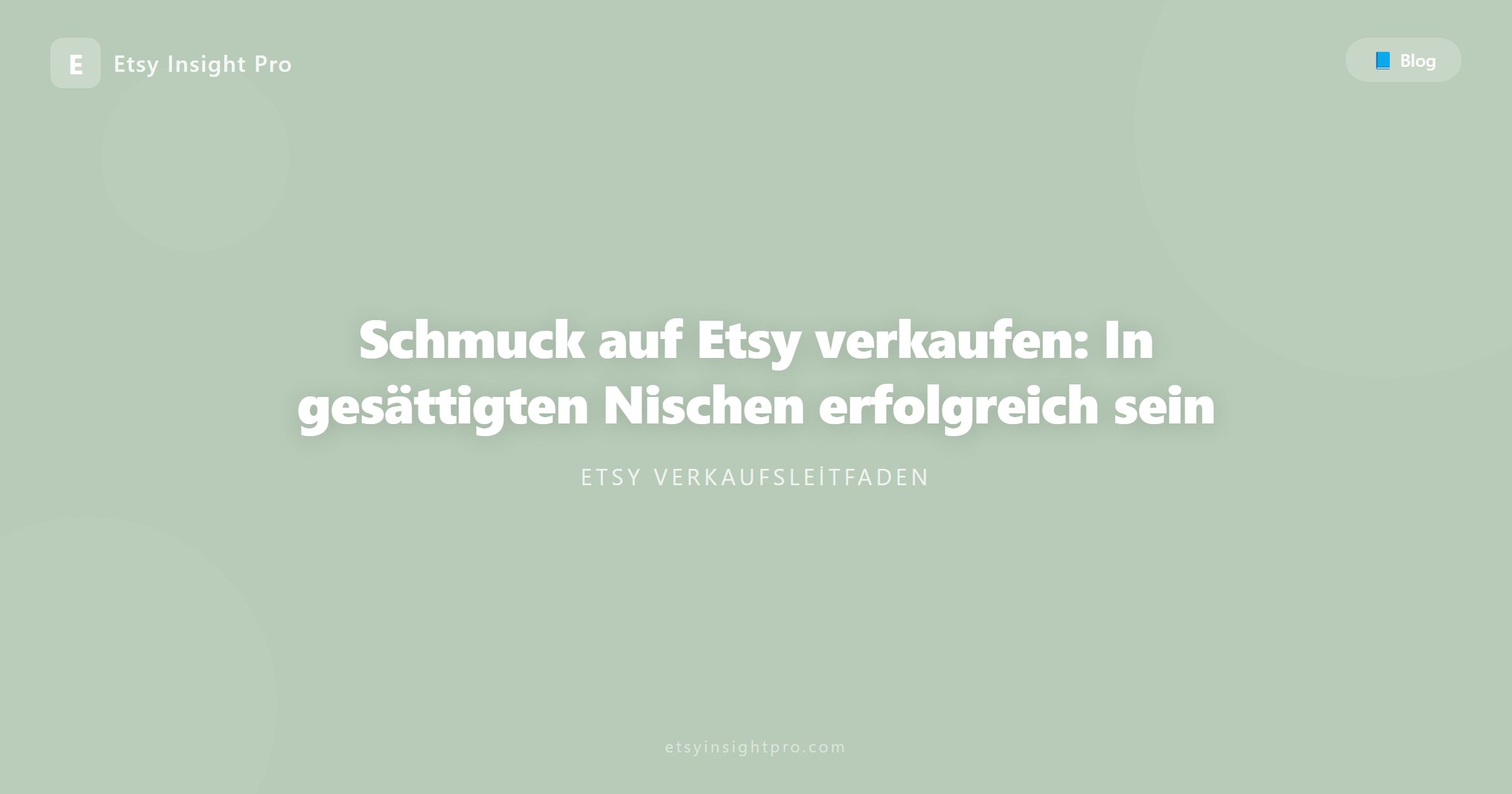Schmuck auf Etsy verkaufen: In gesättigten Kategorien hervorstechen