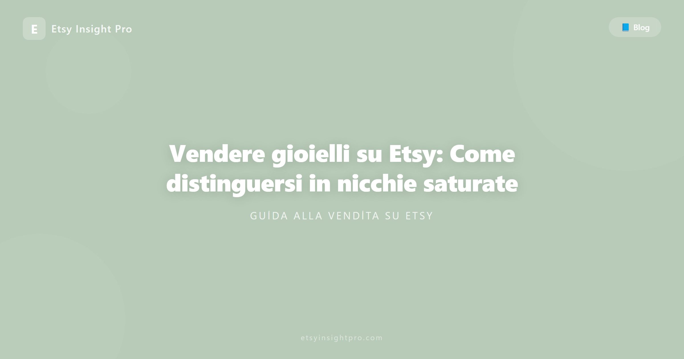 Vendere gioielli su Etsy: come distinguersi in una categoria satura