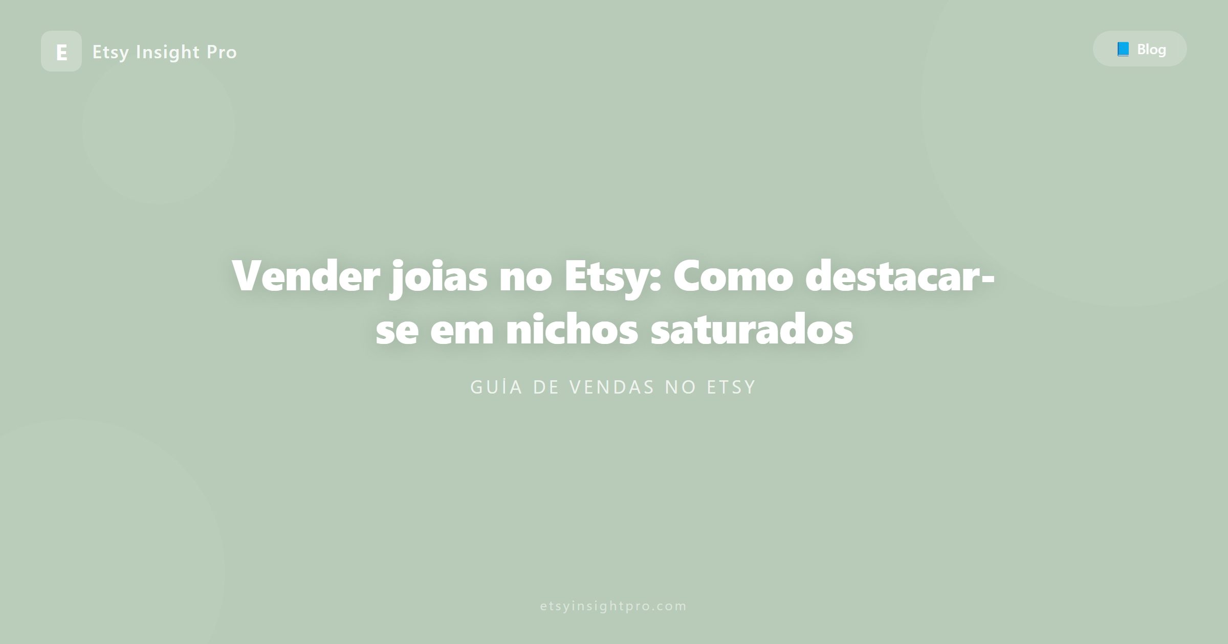 Vender joias no Etsy: como se destacar numa categoria saturada
