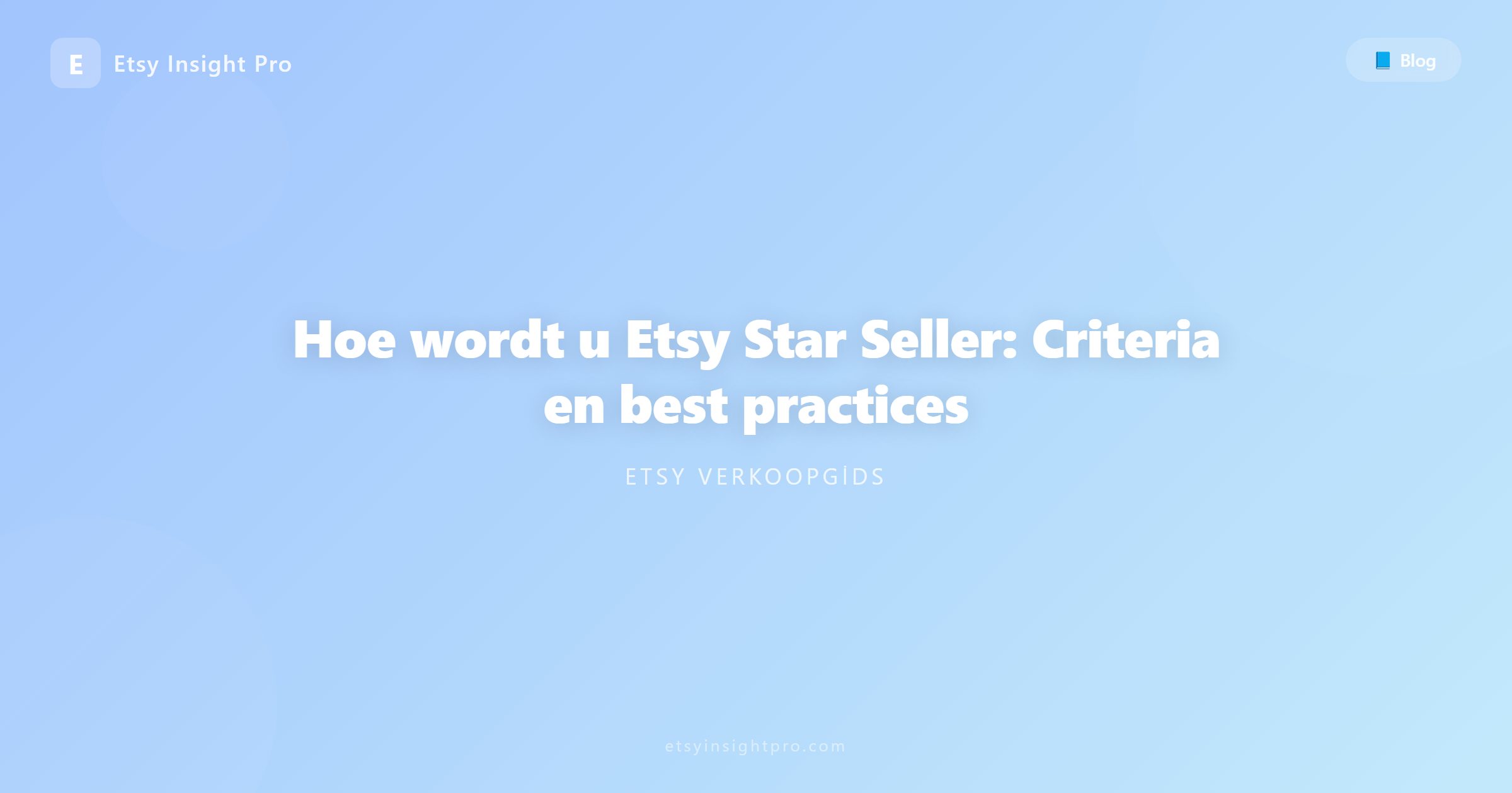 Hoe wordt u Sterverkoper op Etsy: Criteria